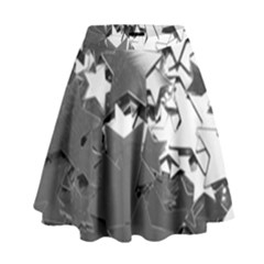 Background Celebration Christmas High Waist Skirt by Celenk