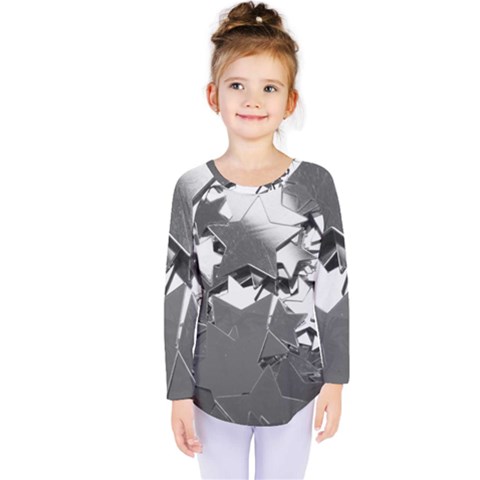 Background Celebration Christmas Kids  Long Sleeve Tee by Celenk