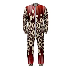 Background Star Red Abstract Onepiece Jumpsuit (kids) by Celenk