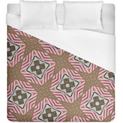 Pattern Texture Moroccan Print Duvet Cover (king Size) by Celenk