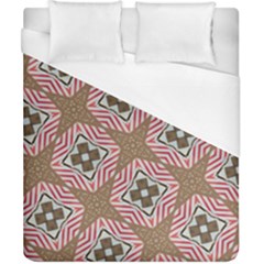 Pattern Texture Moroccan Print Duvet Cover (california King Size) by Celenk