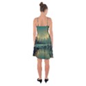 Yosemite Park Landscape Sunrise Ruffle Detail Chiffon Dress View2