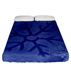 Winter Hardest Frost Cold Fitted Sheet (king Size) by Celenk