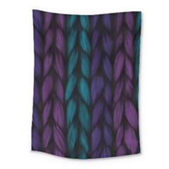 Background Weave Plait Blue Purple Medium Tapestry by Celenk