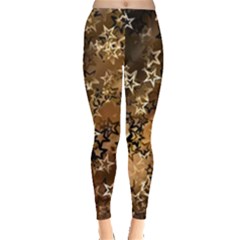 Star Sky Graphic Night Background Leggings  by Celenk