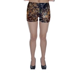 Star Sky Graphic Night Background Skinny Shorts by Celenk