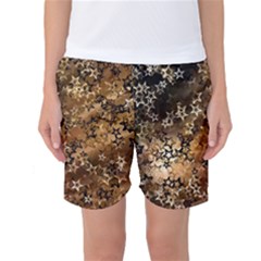 Star Sky Graphic Night Background Women s Basketball Shorts by Celenk