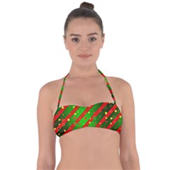 Star Sky Graphic Night Background Halter Bandeau Bikini Top by Celenk