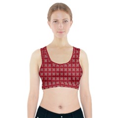 Christmas Paper Wrapping Paper Sports Bra With Pocket by Celenk