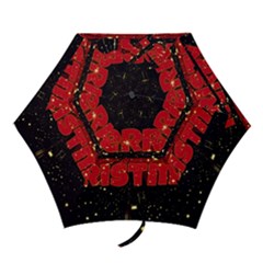 Star Sky Graphic Night Background Mini Folding Umbrellas by Celenk