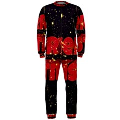 Star Sky Graphic Night Background Onepiece Jumpsuit (men) 