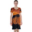 Trees Branches Sunset Sky Clouds Short Sleeve Nightdress View1