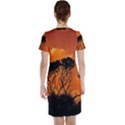 Trees Branches Sunset Sky Clouds Short Sleeve Nightdress View2