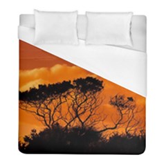 Trees Branches Sunset Sky Clouds Duvet Cover (full/ Double Size) by Celenk