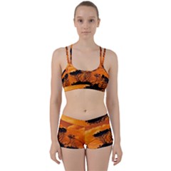 Trees Branches Sunset Sky Clouds Women s Sports Set