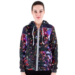 Abstract Background Celebration Women s Zipper Hoodie by Celenk