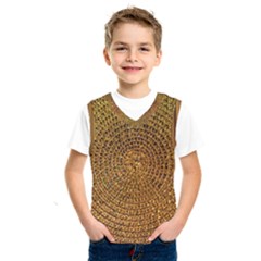 Background Gold Pattern Structure Kids  Sportswear by Celenk