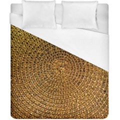 Background Gold Pattern Structure Duvet Cover (california King Size)