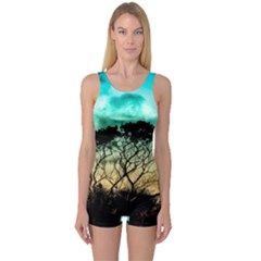 Trees Branches Branch Nature One Piece Boyleg Swimsuit by Celenk