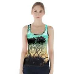 Trees Branches Branch Nature Racer Back Sports Top by Celenk