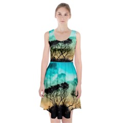 Trees Branches Branch Nature Racerback Midi Dress by Celenk