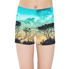 Trees Branches Branch Nature Kids Sports Shorts by Celenk