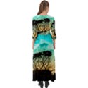 Trees Branches Branch Nature Button Up Boho Maxi Dress View2