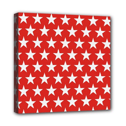 Star Christmas Advent Structure Mini Canvas 8  X 8  by Celenk