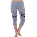 P-51 Mustang flying Capri Yoga Leggings View1