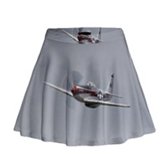 P-51 Mustang Flying Mini Flare Skirt by Ucco