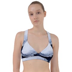 Ice, Snow And Moving Water Sweetheart Sports Bra by Ucco