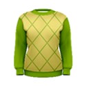 Cross lines (green and yellow) Women s Sweatshirt View1