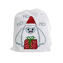 Yeti Xmas Drawstring Pouches (extra Large) by Valentinaart