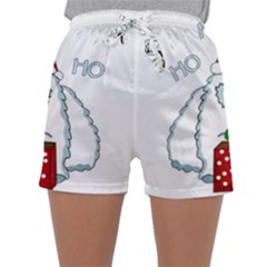 Yeti Xmas Sleepwear Shorts by Valentinaart