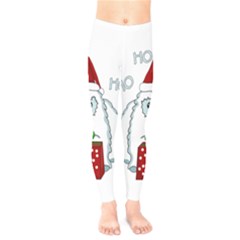 Yeti Xmas Kids  Legging by Valentinaart