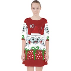 Yeti Xmas Pocket Dress