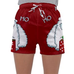 Yeti Xmas Sleepwear Shorts by Valentinaart