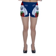 Yeti Xmas Skinny Shorts by Valentinaart