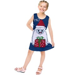 Yeti Xmas Kids  Tunic Dress by Valentinaart