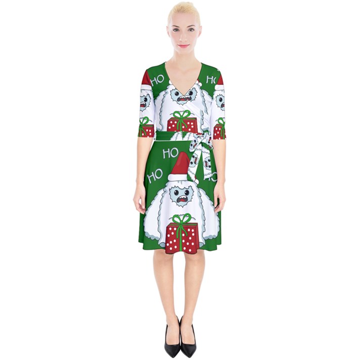 Yeti Xmas Wrap Up Cocktail Dress