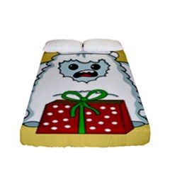 Yeti Xmas Fitted Sheet (Full/ Double Size)