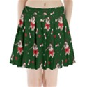 Pug Xmas Pattern Pleated Mini Skirt View1