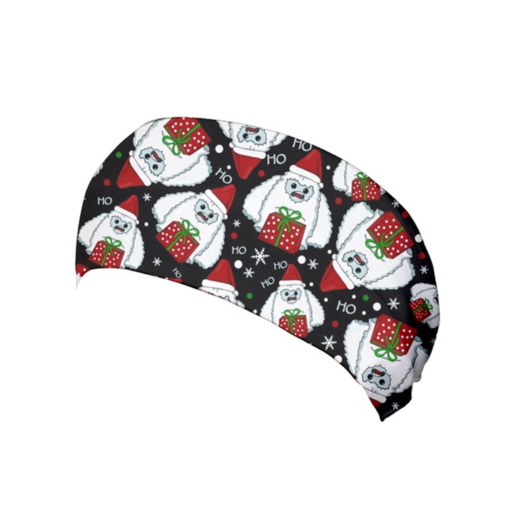 Yeti Xmas pattern Yoga Headband