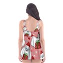 Yeti Xmas pattern Skater Dress Swimsuit View2