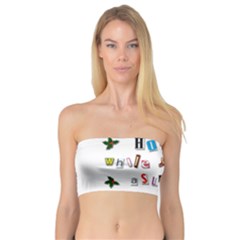 Santa s Note Bandeau Top by Valentinaart