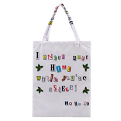 Santa s Note Classic Tote Bag by Valentinaart