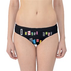 Santa s Note Hipster Bikini Bottoms by Valentinaart