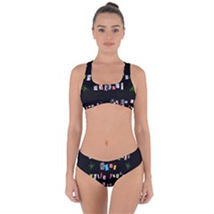 Santa s Note Criss Cross Bikini Set by Valentinaart