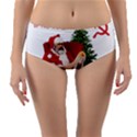 Karl Marx Santa  Reversible Mid-Waist Bikini Bottoms View1