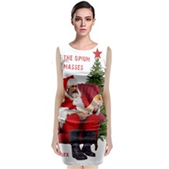 Karl Marx Santa  Classic Sleeveless Midi Dress